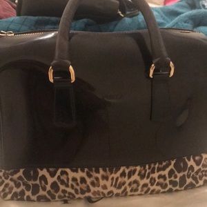Furla Dark Brown Jelly Bag